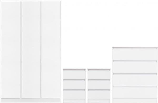 Malvern 3 Door Wardrobe Bedroom Set