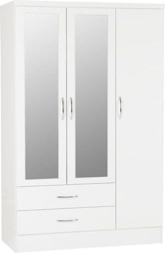 Nevada 3 Door 2 Drawer Wardrobe