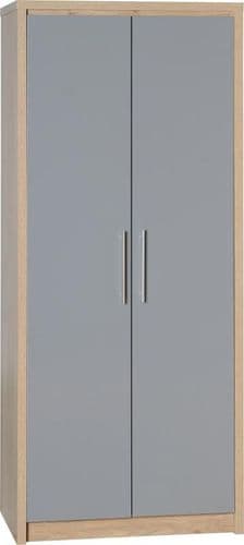 Seville 2 Door Wardrobe GREY
