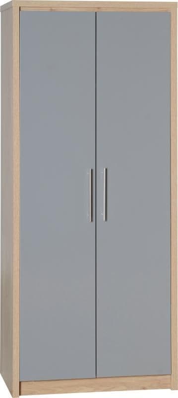 Seville 2 Door Wardrobe GREY