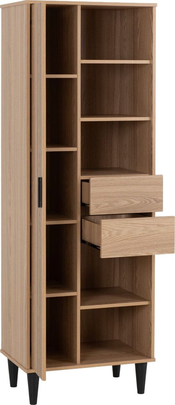 Tessa 1 Door 2 Drawer Bookcase Unit