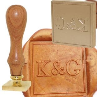 25mm Square Personalised Wax Seal