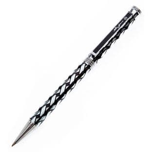 Ballpoint Pen Etched Celtic Plaid Design