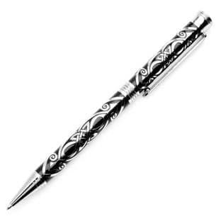 Ballpoint Pen Etched Celtic Spear Knot (2)