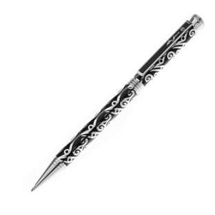 Ballpoint Pen Etched Celtic Triskele Knot