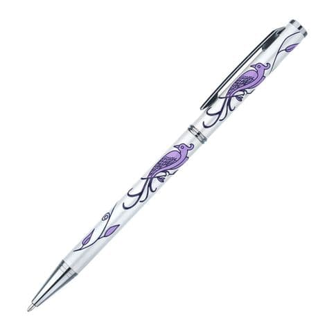 Bird of Paradise Pen (White)