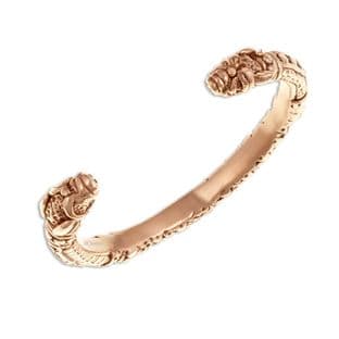 Bronze Twin Serpent Bangle