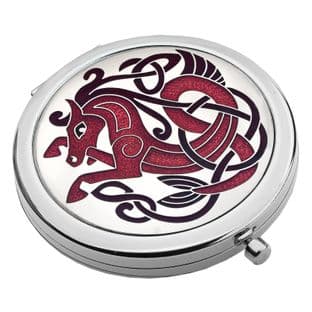 Celtic Horse Compact Mirror