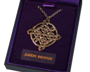 Celtic Knot Bronze Pendant