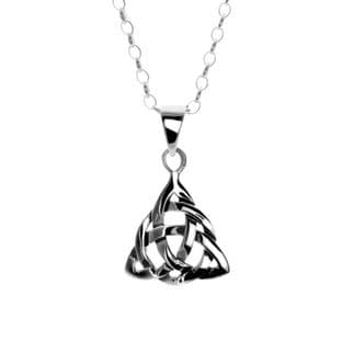 Celtic Never Ending Knot Silver Pendant