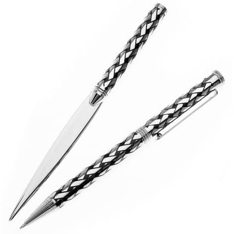 Celtic Plaid Pen & Letter Opener Gift Set