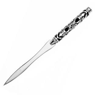 Celtic Spear Knot Letter Opener (inlaid design)