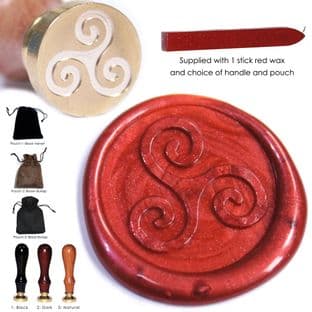 Celtic Spiral Knot Wax Seal Stamp