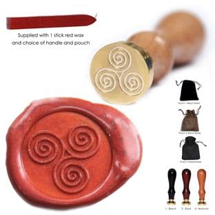 Celtic Triskelle Knot Wax Seal Stamp