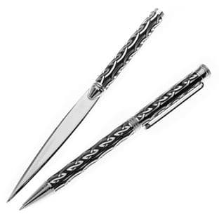 Celtic Zig Zag Pen & Letter Opener Gift Set