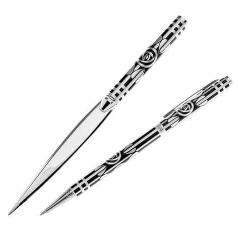Mackintosh Rose & Arrow Ball Pen & Paperknife