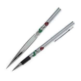 Mackintosh Rose Paperknife & Rollerball Pen Set