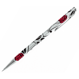 Mackintosh Silver & Red Rose Pen