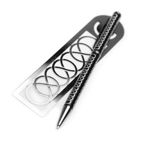 Pen & Bookmark Celtic 8 Knot Design