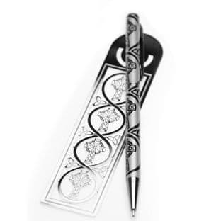 Pen & Bookmark Celtic Cross Design