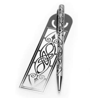 Pen & Bookmark Celtic Spear Design