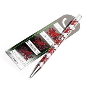 Pen & Bookmark Welsh Dragon Design