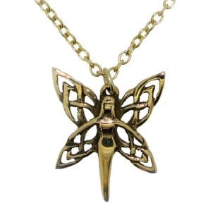Pendant Bronze Celtic Fairy