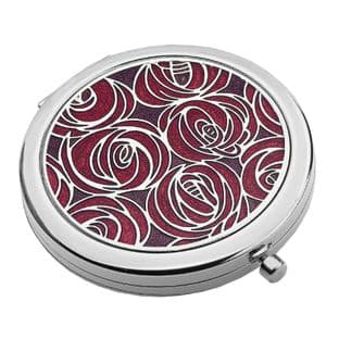 Rennie Mackintosh Roses Purse Mirror