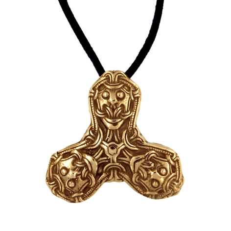 Viking Sheild Bronze Pendant