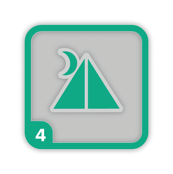 Camping Staged Award - Level 4