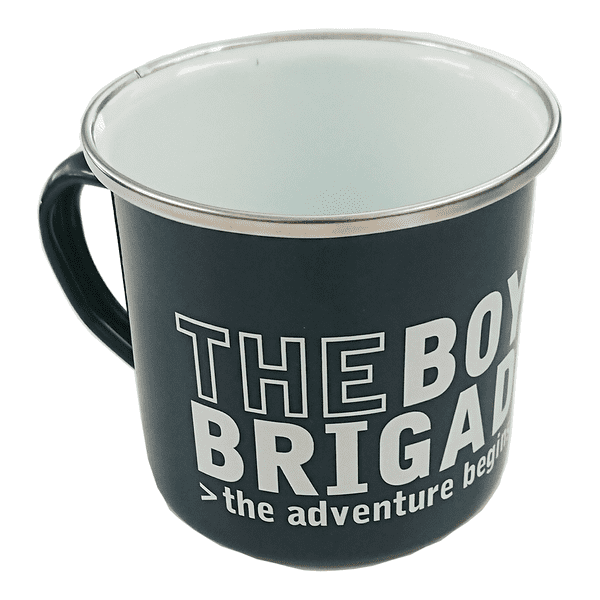 Dark Blue Enamel Mug