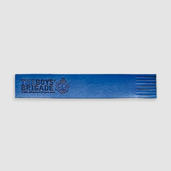 EMBOSSED LEATHER BOOKMARK
