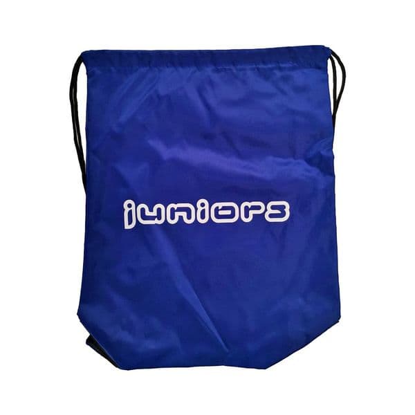 Juniors Blue Drawstring Bag