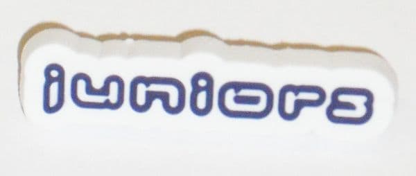 JUNIORS PIN BADGE (WITH FASTENER)