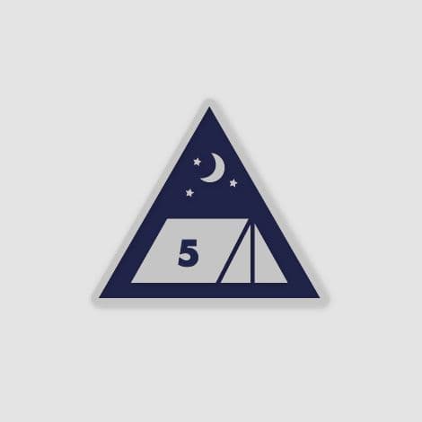 NIGHTS AWAY AWARD - 5 nights