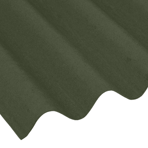 ARIEL Coroline Corrugated Bitumen Roof Sheet Green 950mmx2M CGS