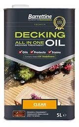 BARRETTINE Decking Oil 5L Clear DOCL005