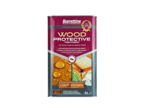 BARRETTINE 5L Light Brown Protective Wood Treatment PTLB005