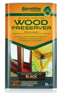 BARRETTINE Nourish & Protect Wood Preserver 5L Black WOBL005