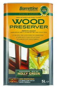 BARRETTINE Nourish & Protect Wood Preserver 5L Holly Green WOHG005