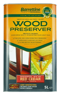 BARRETTINE Nourish & Protect Wood Preserver 5L Red Cedar WORC005