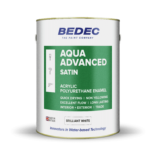 BEDEC Aqua-Advanced Interior Trim Paint 2.5L Satin White