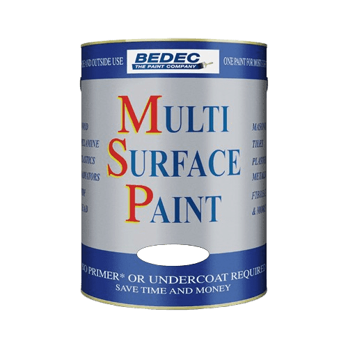 BEDEC Multi Surface Paint Soft Satin 750ml Regency White