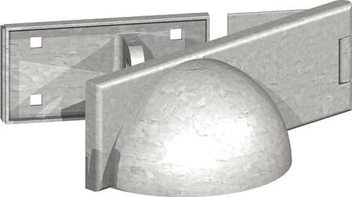 BIRKDALE GM Left Hand Padlock Protector 200mm Galv P18 1441851