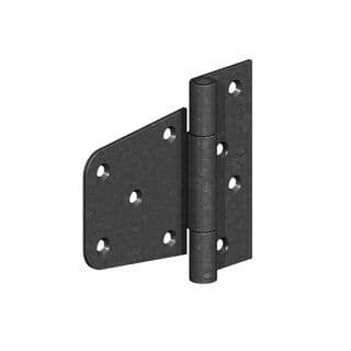 BIRKDALE HD Offset Tee Hinge Epoxy Black (Pair) 6020013