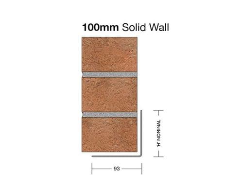 BIRTLEY MBL 1500mm External Wall Single Leaf Steel Light Duty Lintel MBL-1500