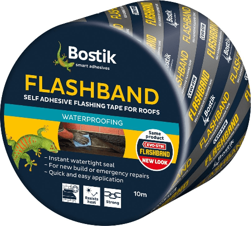 Bostik Flashband Original Finish Grey Finish 300mm x 10M 30812229