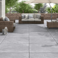BRETT Eclipse Porcelain Paving 900x600x20mm  Kandla Grey ECPD20KG