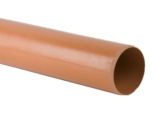 BRETT MARTIN 110mm Underground Pipe 6M B4011