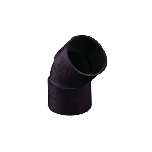 BRETT MARTIN 32mm Solvent Weld 135Deg Obtuse Bend uPVC Black W1130B